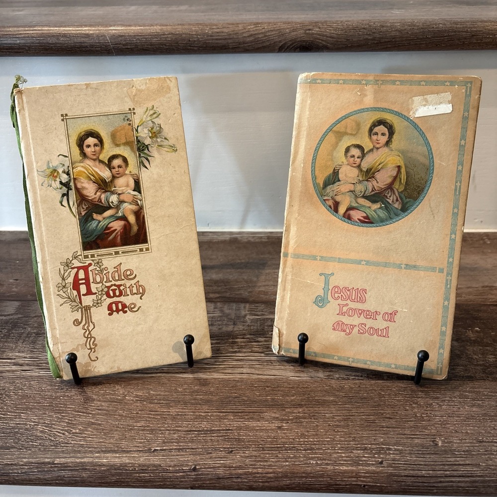 1919 Jesus Lover of thy Soul Golden Hymn Series & 1910 Abide With Me Golden Hymn
